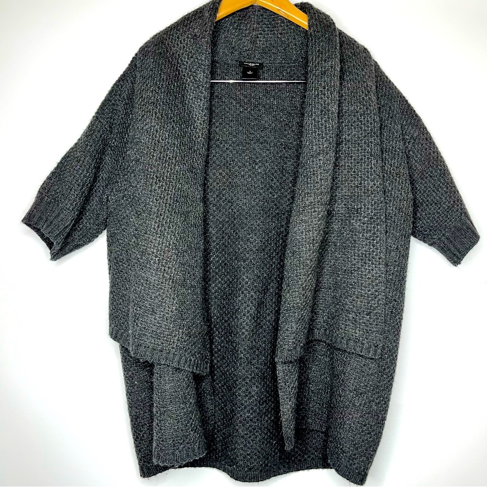 Ann Taylor LOFT Black double layered Cardigan - Picture 1 of 12